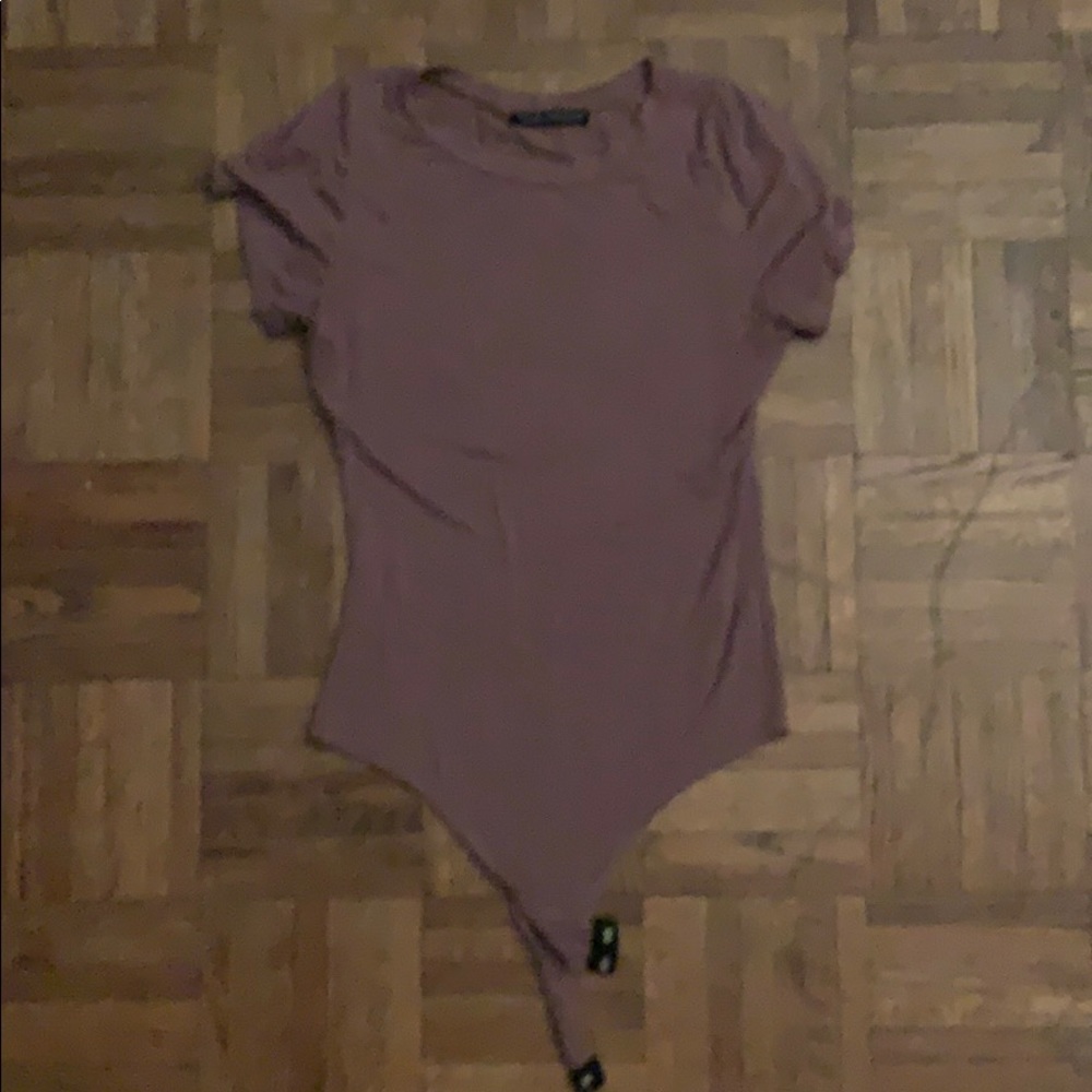 Short sleeve bodysuit from NAKED WARDROBE. SZ M.
